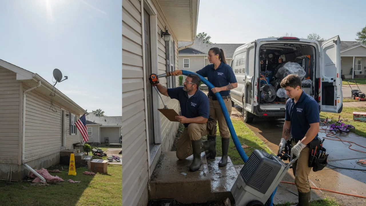 Ceiling Water Damage Restoration in Enola, AR near me